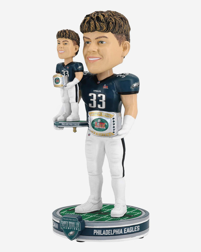 Cooper DeJean Philadelphia Eagles Super Bowl LIX Champions Bobble Dubblz Bobblehead FOCO - FOCO.com