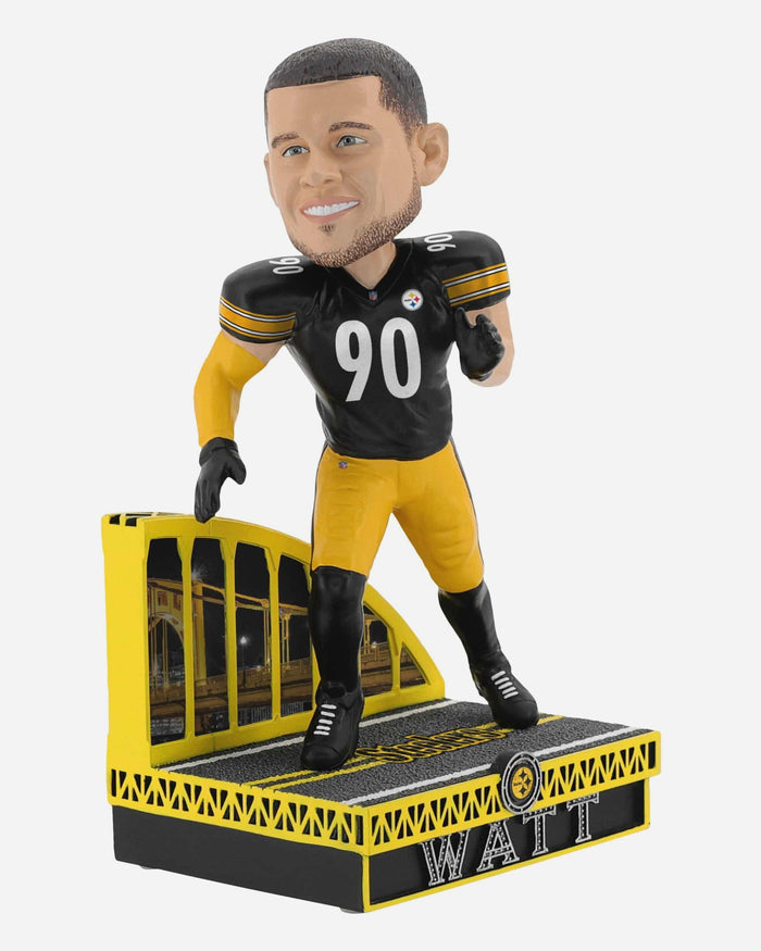 TJ Watt Pittsburgh Steelers Steel City Bobblehead FOCO - FOCO.com