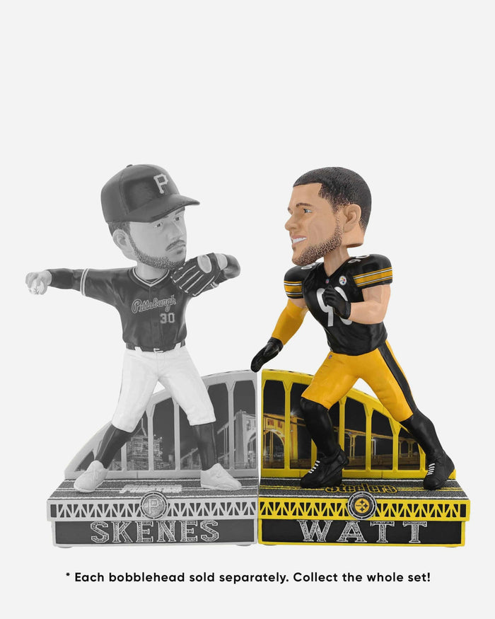 TJ Watt Pittsburgh Steelers Steel City Bobblehead FOCO - FOCO.com