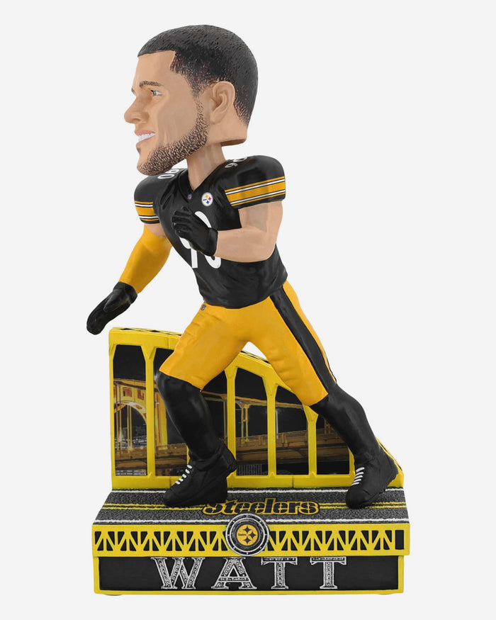 TJ Watt Pittsburgh Steelers Steel City Bobblehead FOCO - FOCO.com