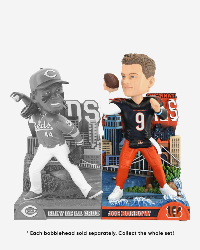 Joe Burrow Cincinnati Bengals The Queen City Bobblehead FOCO - FOCO.com