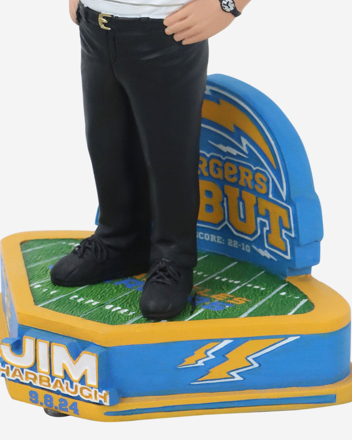 Jim Harbaugh Los Angeles Chargers Debut Bobblehead FOCO - FOCO.com