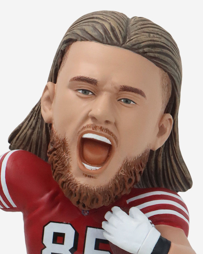 George Kittle San Francisco 49ers 500 Catch Club Bobblehead FOCO - FOCO.com