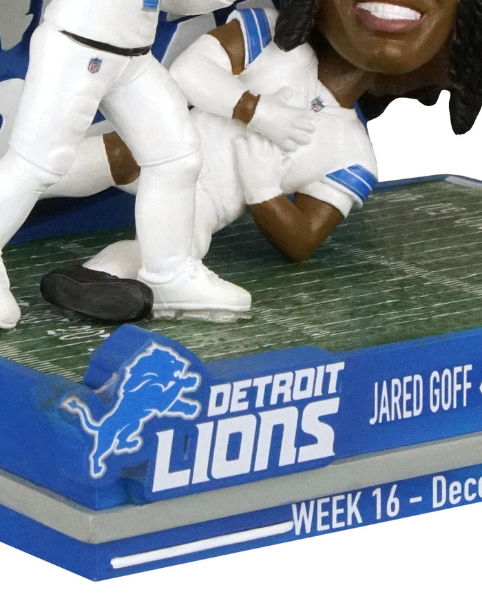Detroit Lions Trick Play of the Year Mini Bobblehead Scene FOCO - FOCO.com
