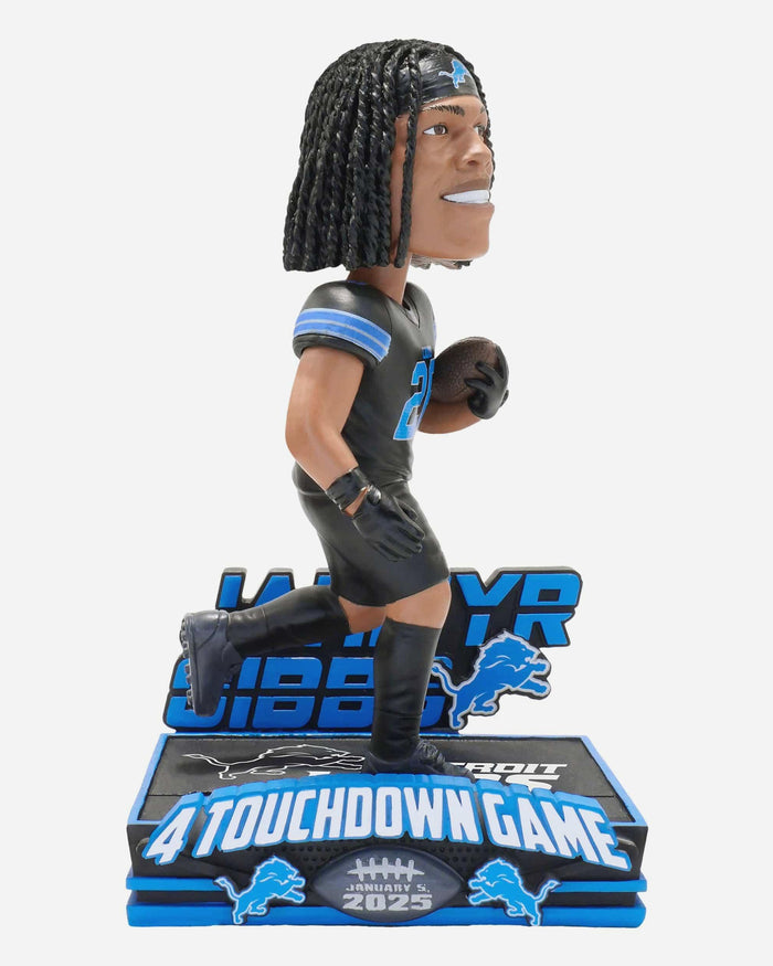 Jahmyr Gibbs Detroit Lions Gamebreaker Bobblehead FOCO