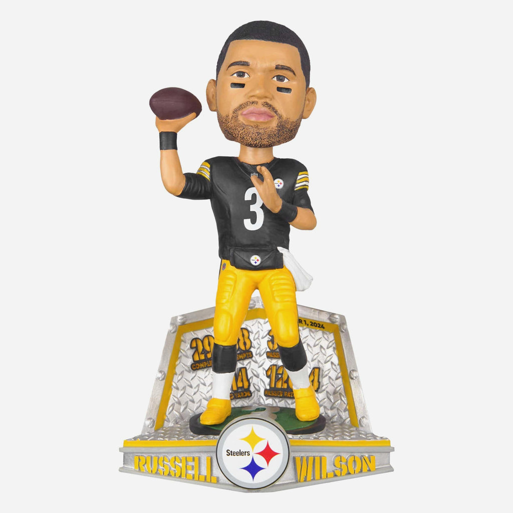 Russell Wilson Pittsburgh Steelers Gamebreaker Bobblehead FOCO - FOCO.com