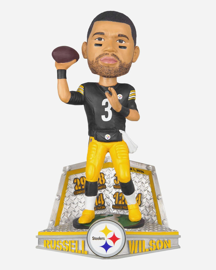 Russell Wilson Pittsburgh Steelers Gamebreaker Bobblehead FOCO - FOCO.com