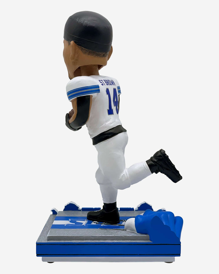 Amon-Ra St Brown Detroit Lions Consecutive Franchise Touchdown Games Record Bobblehead FOCO - FOCO.com