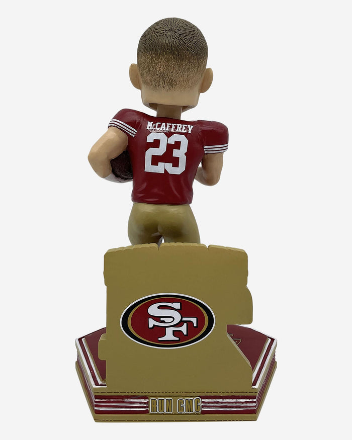 Christian McCaffrey San Francisco 49ers Franchise Single Season Touchdown Record Bobblehead FOCO - FOCO.com