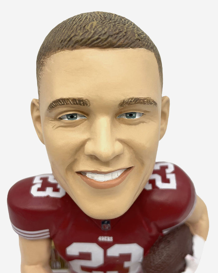 Christian McCaffrey San Francisco 49ers Franchise Single Season Touchdown Record Bobblehead FOCO - FOCO.com