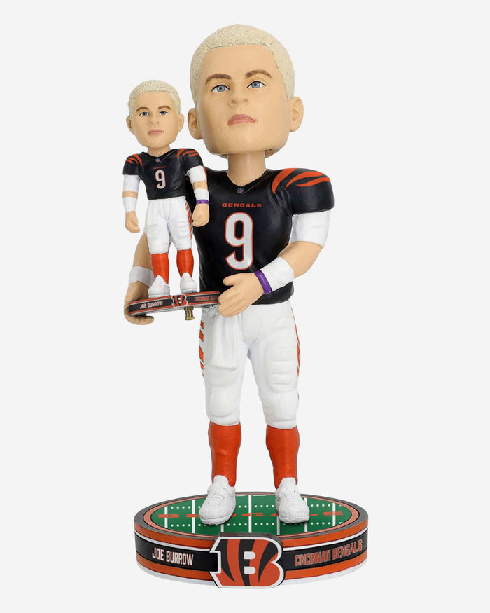 Joe Burrow Cincinnati Bengals Bobble Dubblz Bobblehead FOCO - FOCO.com