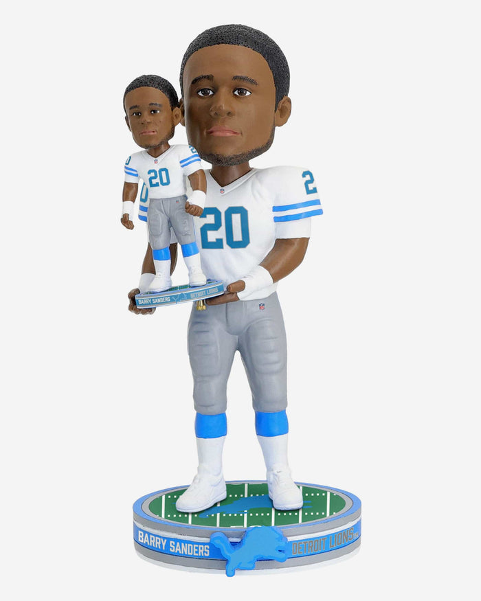 Barry Sanders Detroit Lions Bobble Dubblz Bobblehead FOCO - FOCO.com