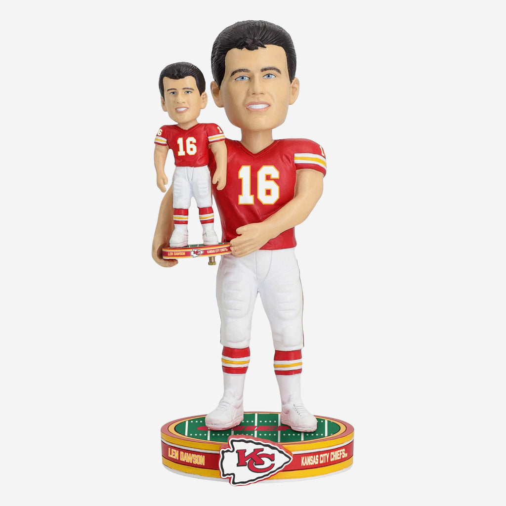 Len Dawson Kansas City Chiefs Bobble Dubblz Bobblehead FOCO - FOCO.com