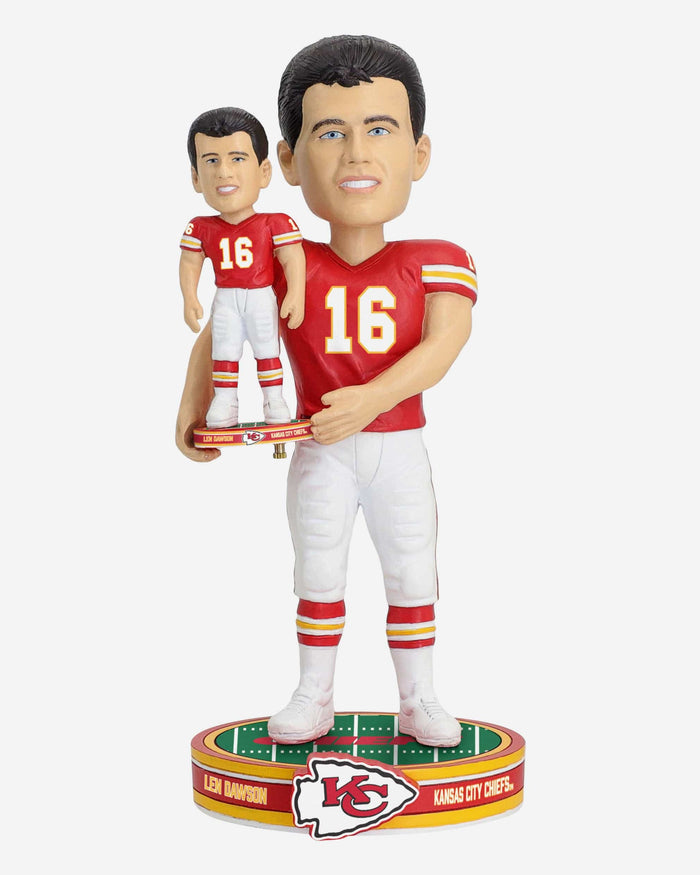 Len Dawson Kansas City Chiefs Bobble Dubblz Bobblehead FOCO - FOCO.com