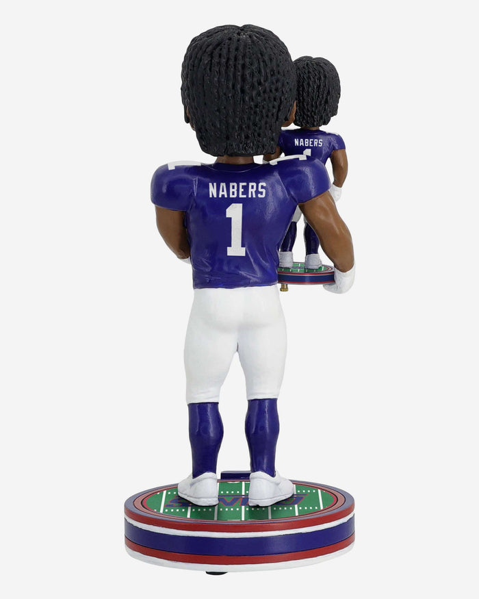 Malik Nabers New York Giants Bobble Dubblz Boblehead FOCO - FOCO.com