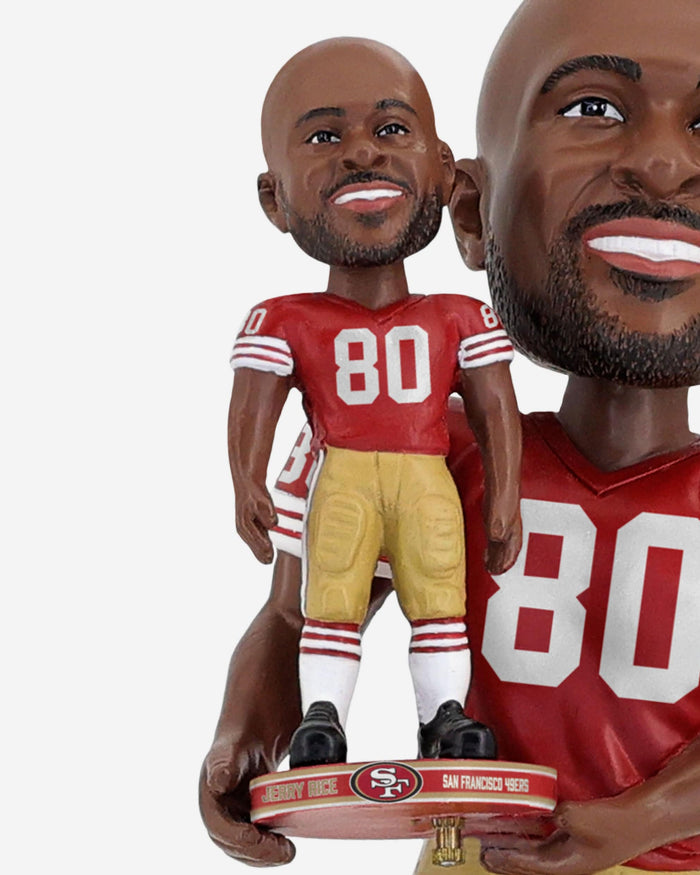 Jerry Rice San Francisco 49ers Bobble Dubblz Bobblehead FOCO - FOCO.com
