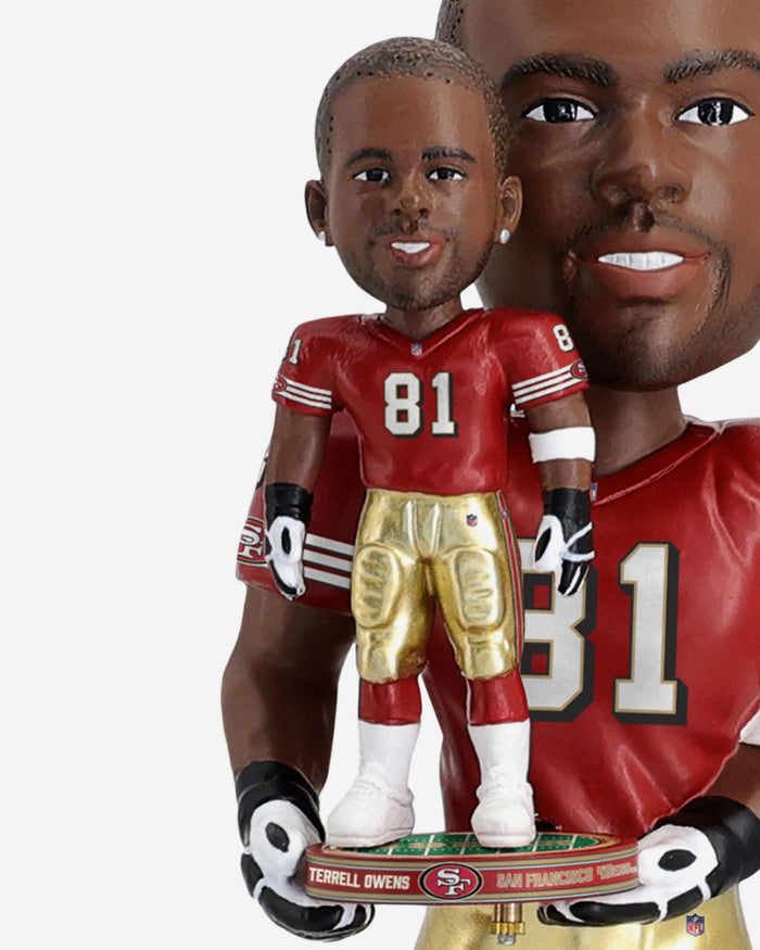 Terrell Owens San Francisco 49ers Bobble Dubblz Bobblehead FOCO - FOCO.com