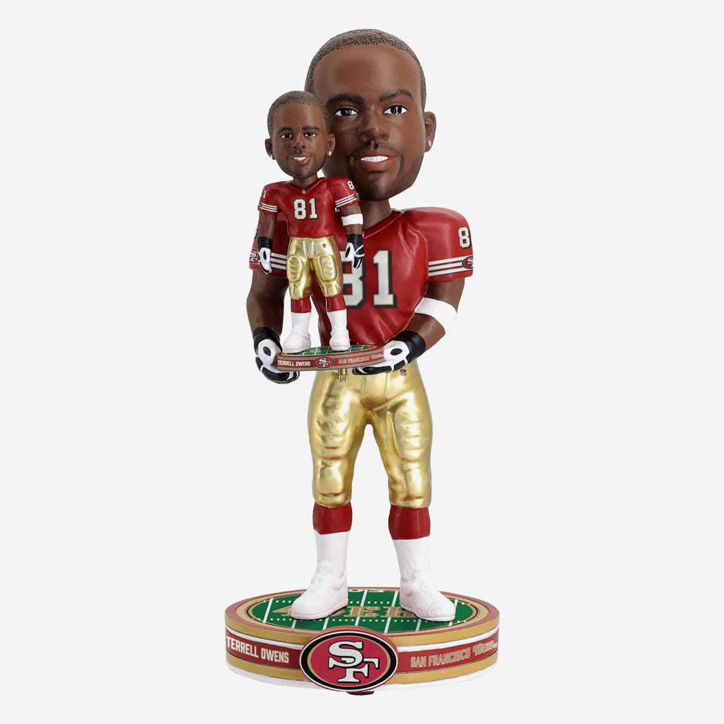 Terrell Owens San Francisco 49ers Bobble Dubblz Bobblehead FOCO - FOCO.com
