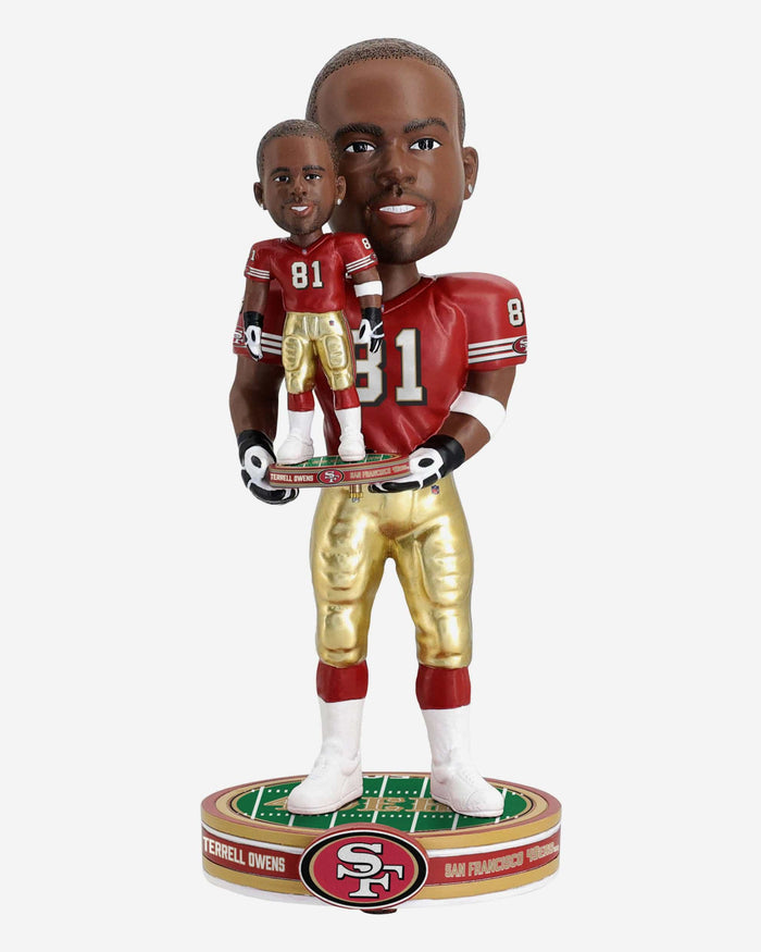Terrell Owens San Francisco 49ers Bobble Dubblz Bobblehead FOCO - FOCO.com