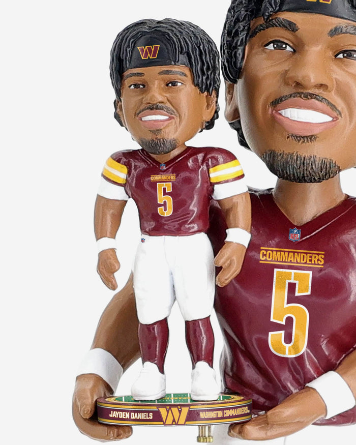 Jayden Daniels Washington Commanders Bobble Dubblz Boblehead FOCO - FOCO.com
