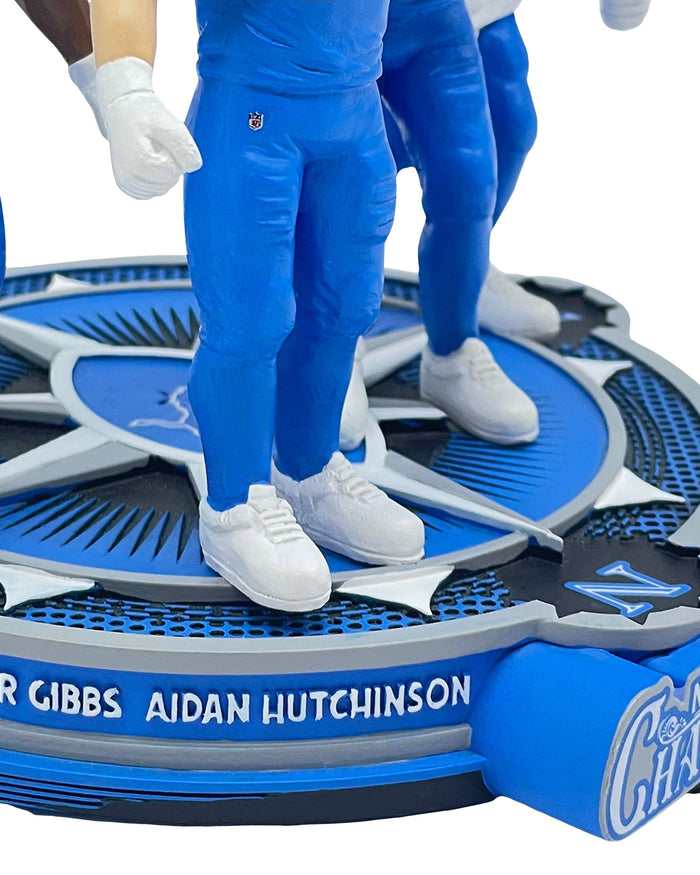 Detroit Lions 2024 NFC North Division Champions Mini Bobblehead Scene FOCO - FOCO.com