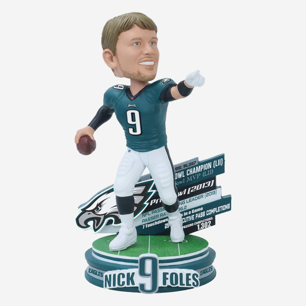 Nick Foles Philadelphia Eagles Retirement Bobblehead FOCO - FOCO.com