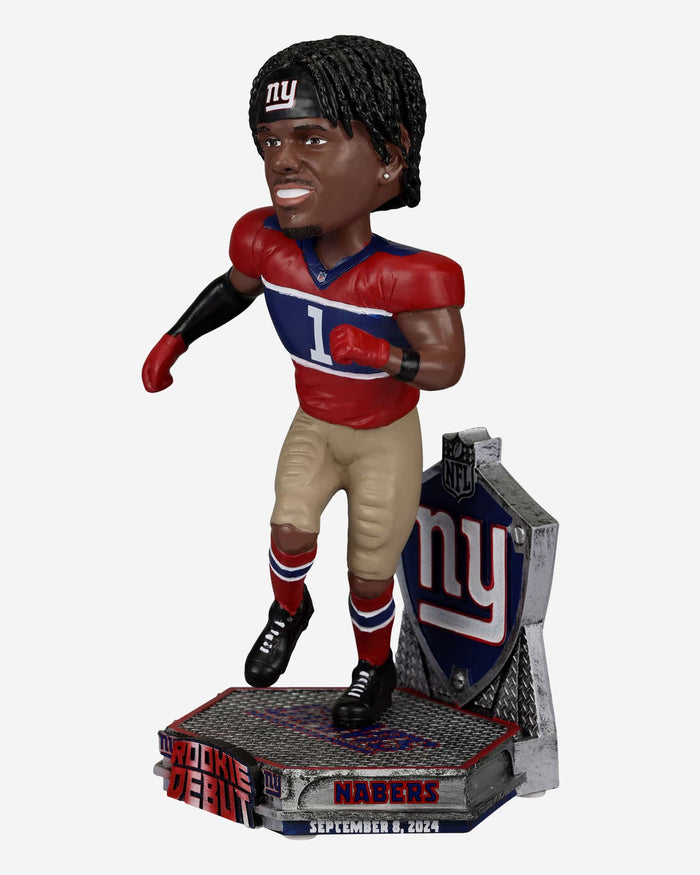Malik Nabers New York Giants Debut Bobblehead FOCO - FOCO.com
