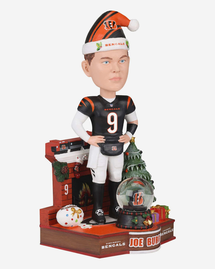 Joe Burrow Cincinnati Bengals Snow Globe Bobblehead FOCO - FOCO.com