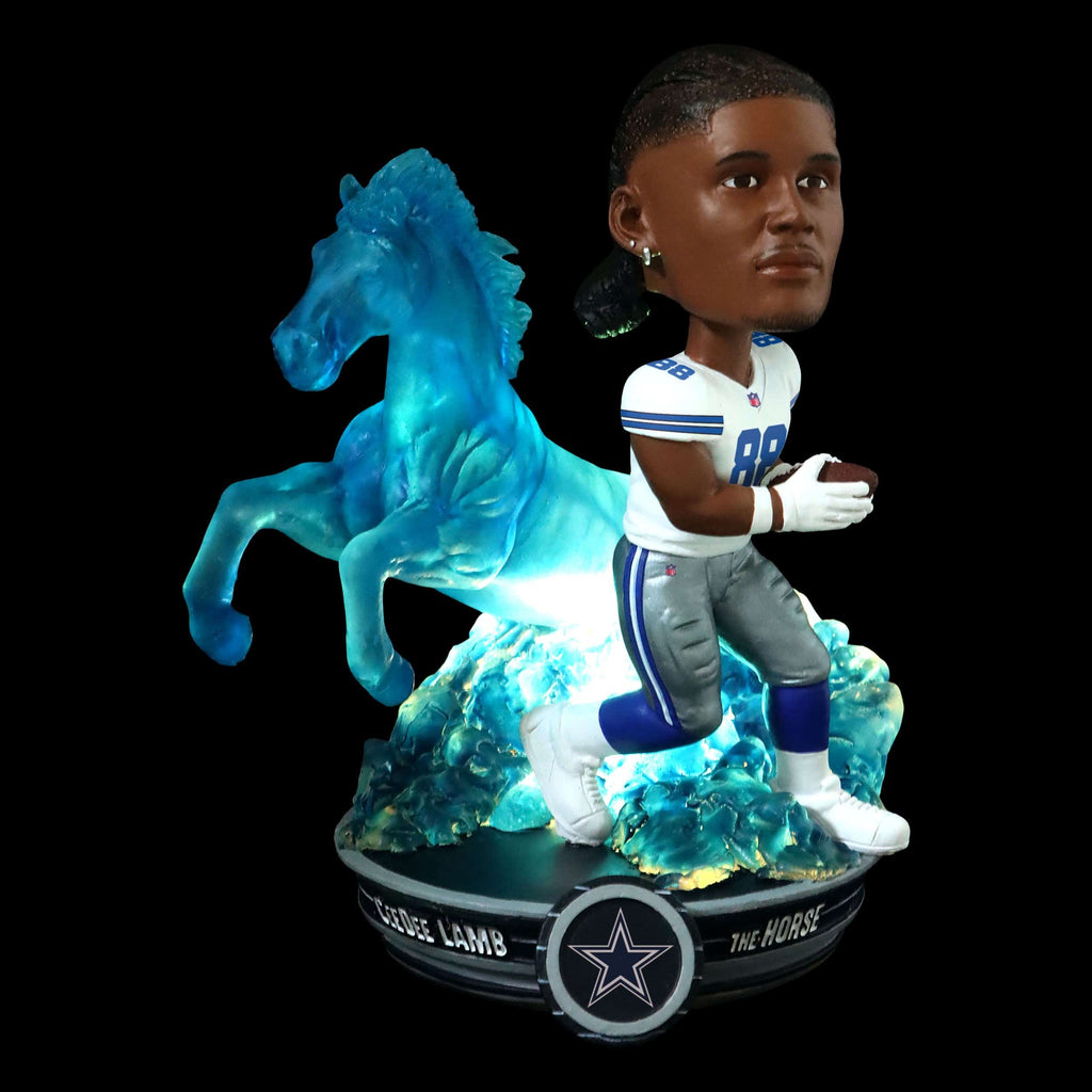 Cee Dee Lamb Dallas Cowboys Horse Spirit Animal Bobblehead FOCO