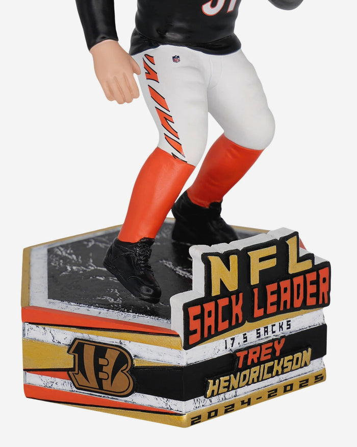 Trey Hendrickson Cincinnati Bengals 2024 NFL Sack Leader Bobblehead FOCO - FOCO.com