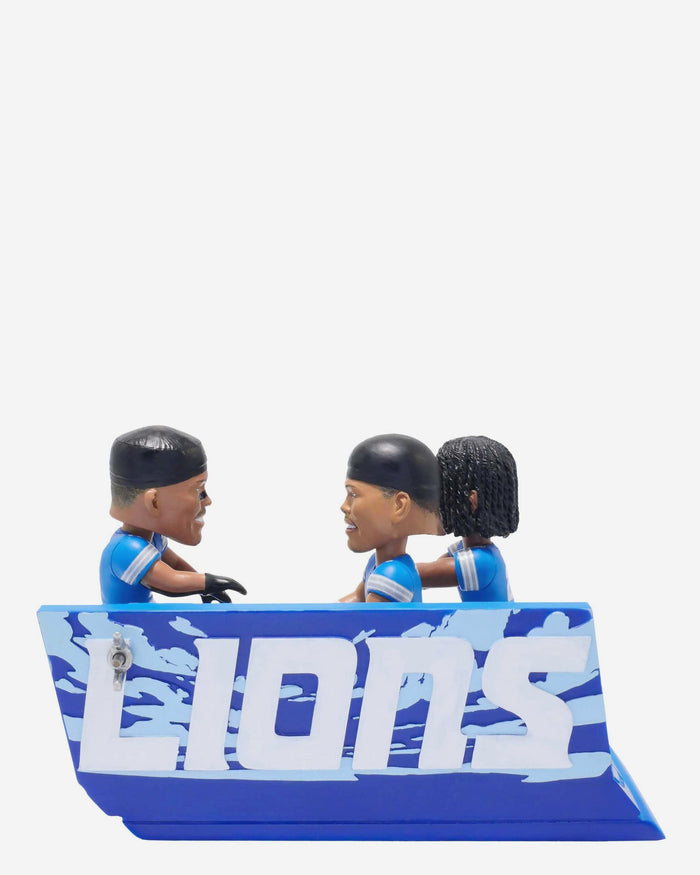 Detroit Lions Touchdown Celebration Mini Bobblehead Scene FOCO - FOCO.com