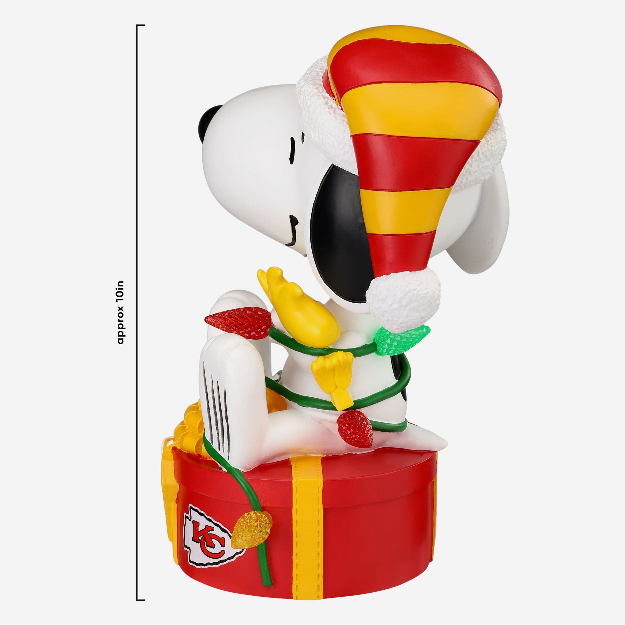 Kansas City Chiefs Snoopy & Woodstock Peanuts Christmas Light Up