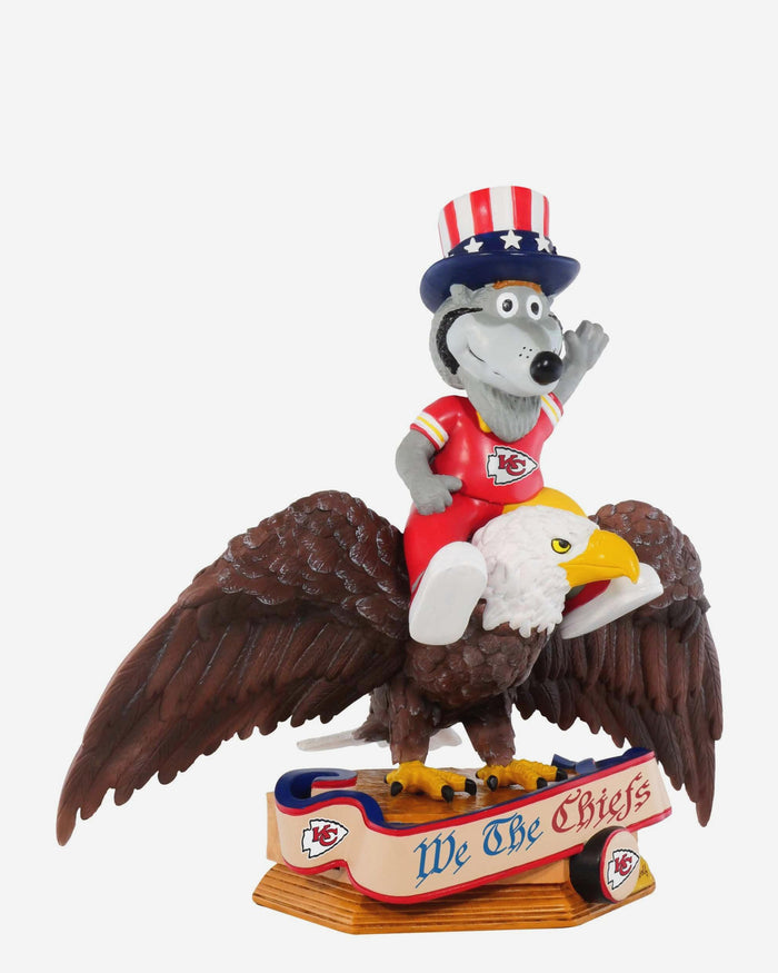KC Wolf Kansas City Chiefs America's 250th Anniversary Bald Eagle Mascot Bobblehead FOCO - FOCO.com