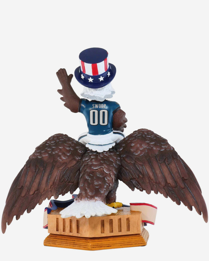 Swoop Philadelphia Eagles America's 250th Anniversary Bald Eagle Mascot Bobblehead FOCO - FOCO.com