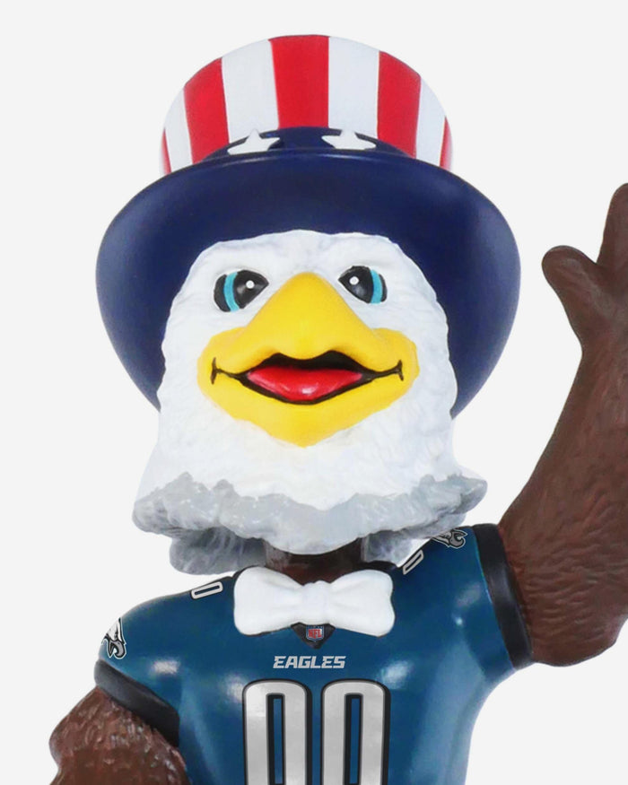 Swoop Philadelphia Eagles America's 250th Anniversary Bald Eagle Mascot Bobblehead FOCO - FOCO.com
