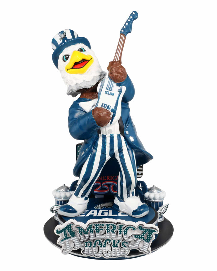 Swoop Philadelphia Eagles America's 250th Anniversary Star Spangled Banner Sound Chip Mascot Bobblehead