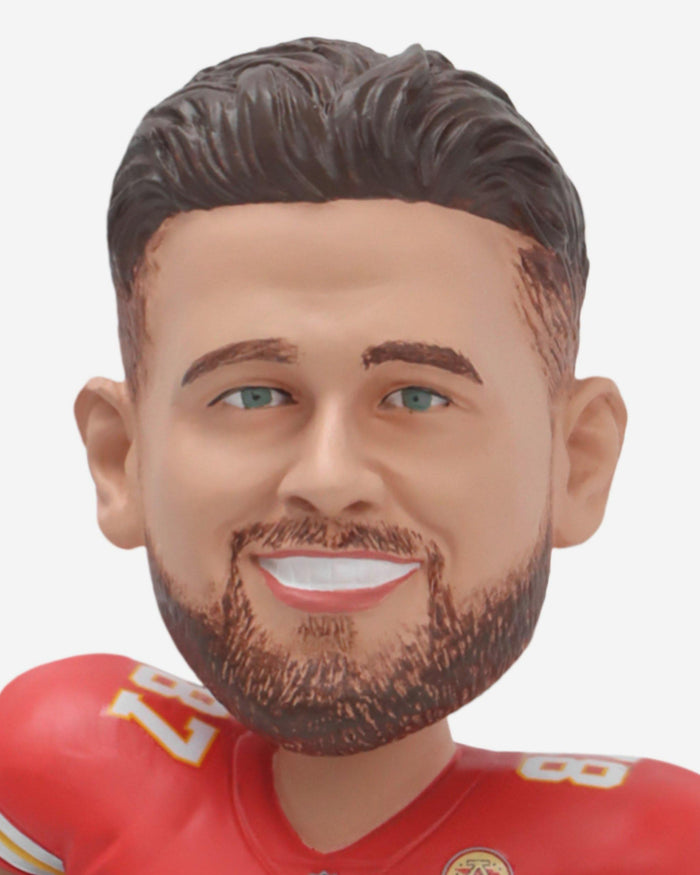 Travis Kelce Kansas City Chiefs 2024 NFL Playoffs 100+ Receiving Yards Record Bobblehead FOCO - FOCO.com