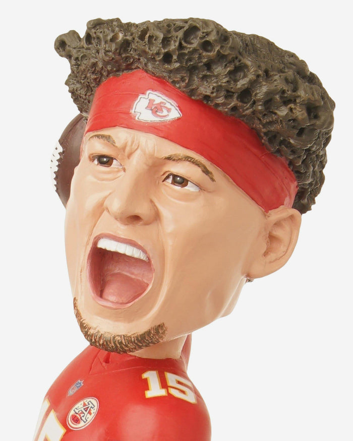 Patrick Mahomes Kansas City Chiefs AFC Championship Spike Celebration Bobblehead FOCO - FOCO.com