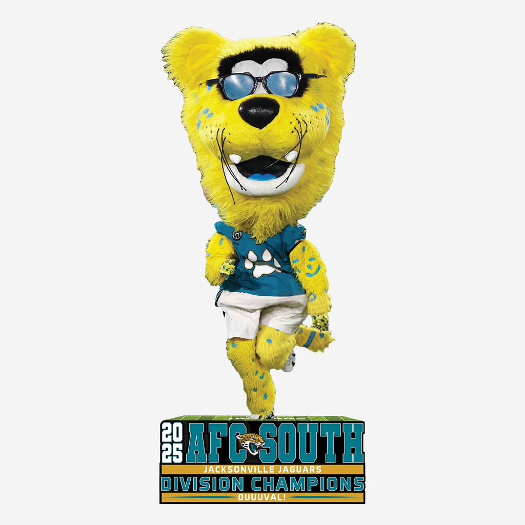 Jaxson de Ville Jacksonville Jaguars AFC South Division Champion Mini Bighead Bobblehead FOCO - FOCO.com