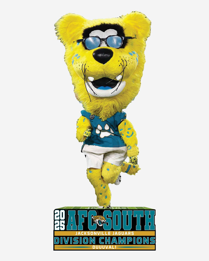 Jaxson de Ville Jacksonville Jaguars AFC South Division Champion Mini Bighead Bobblehead FOCO - FOCO.com