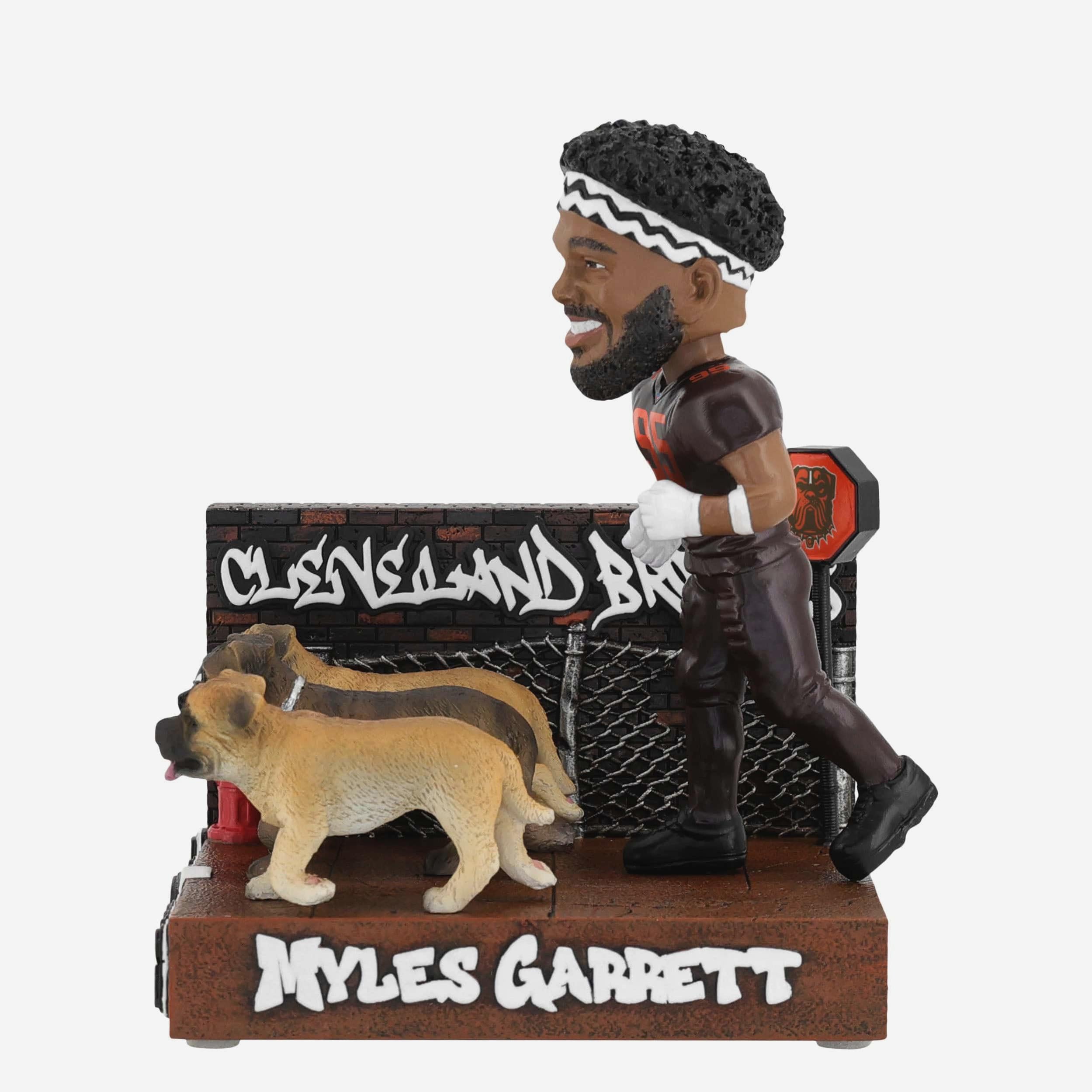 ALLEN CRABBE ボブルヘッド　激レア Myles Garrett Cleveland Browns Alpha Dog Alternate Uniform