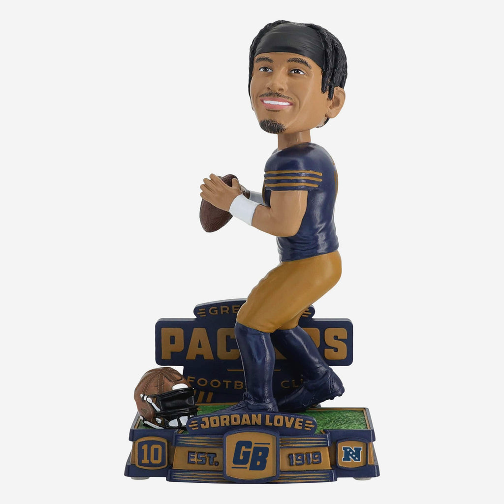 Jordan Love Green Bay Packers Alternate Uniform Bobblehead FOCO - FOCO.com