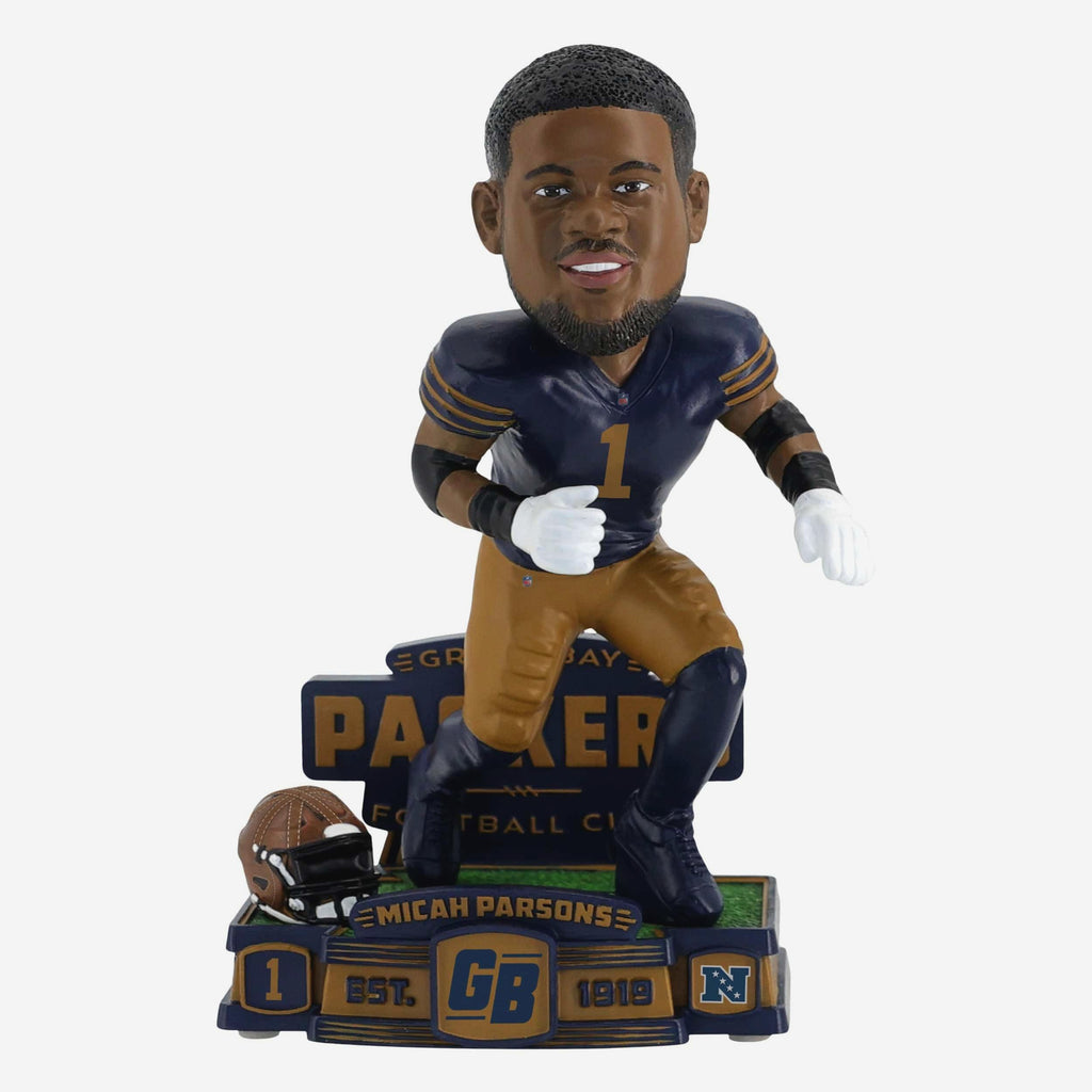 Micah Parsons Green Bay Packers Alternate Uniform Bobblehead FOCO - FOCO.com