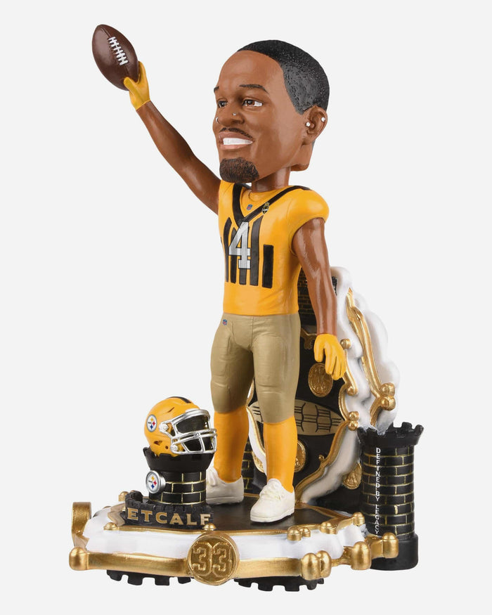 DK Metcalf Pittsburgh Steelers Alternate Uniform Bobblehead FOCO - FOCO.com