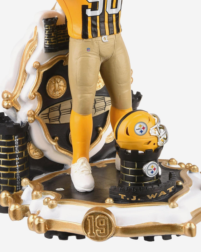 TJ Watt Pittsburgh Steelers Alternate Uniform Bobblehead FOCO - FOCO.com