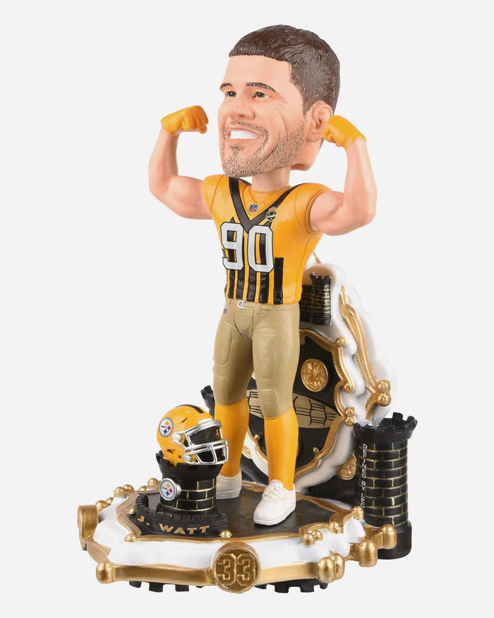 TJ Watt Pittsburgh Steelers Alternate Uniform Bobblehead FOCO - FOCO.com
