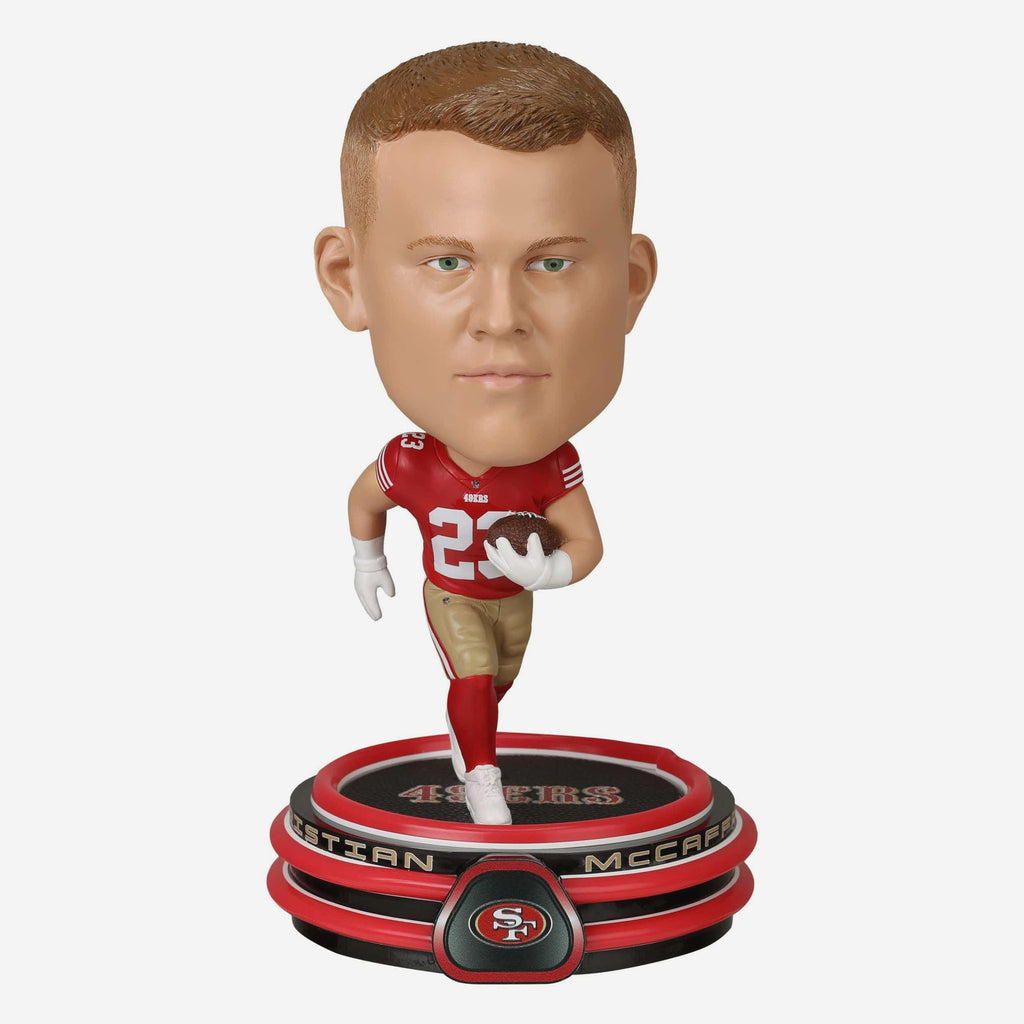 Christian McCaffrey San Francisco 49ers LED Neon Bighead Bobblehead FOCO - FOCO.com