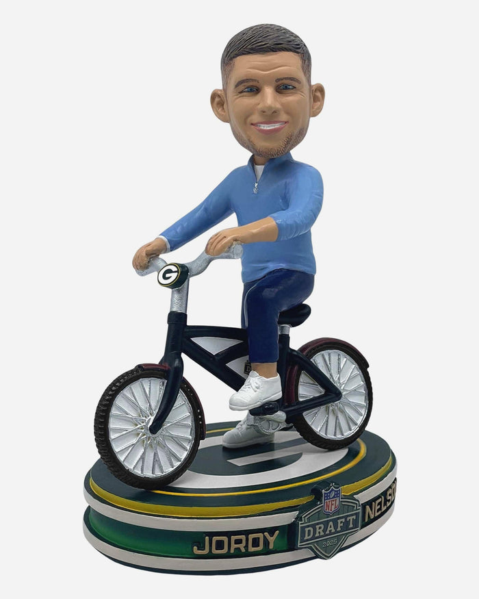 Jordy Nelson Green Bay Packers 2025 NFL Draft Day Bike Bobblehead FOCO - FOCO.com