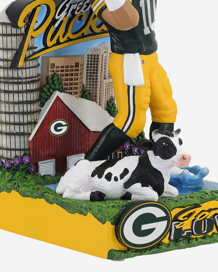 Jordan Love Green Bay Packers The Bay of Green & Gold Bobblehead FOCO - FOCO.com