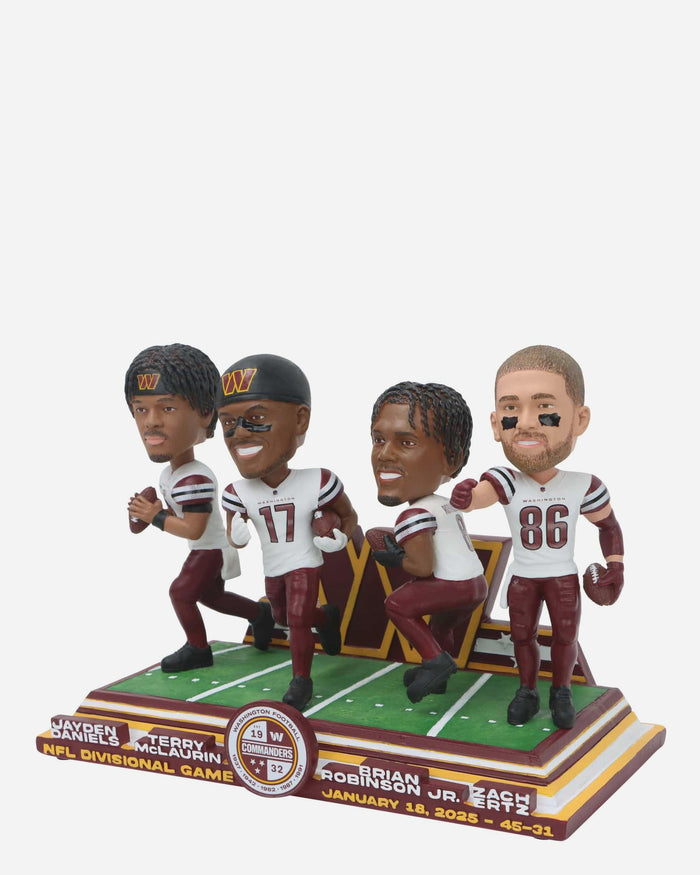 Washington Commanders 2024 NFL Playoffs Gamebreaker Mini Scene Bobblehead FOCO - FOCO.com